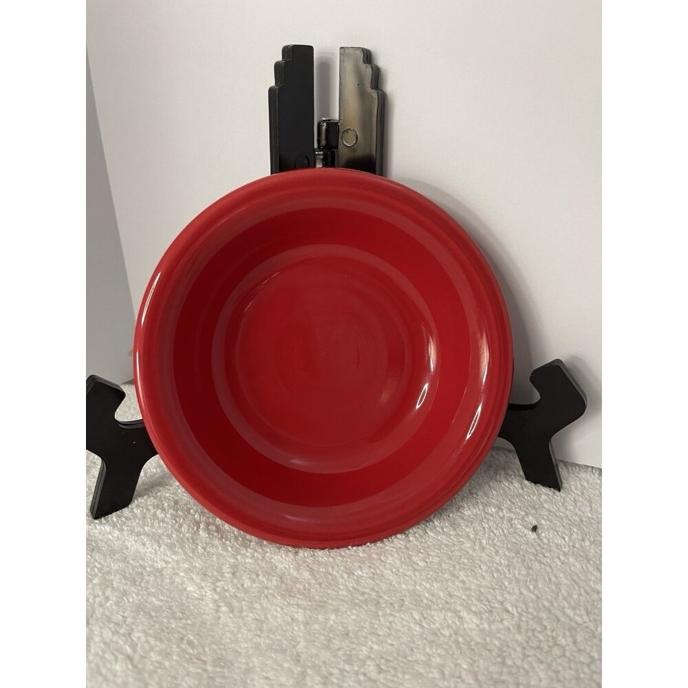 Fiestaware 5 1/2 inch Fruit Bowl Fiesta Small Bowl 1980s Scarlet